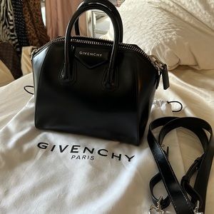 Antigona Mini Box Calfskin Satchel Bag